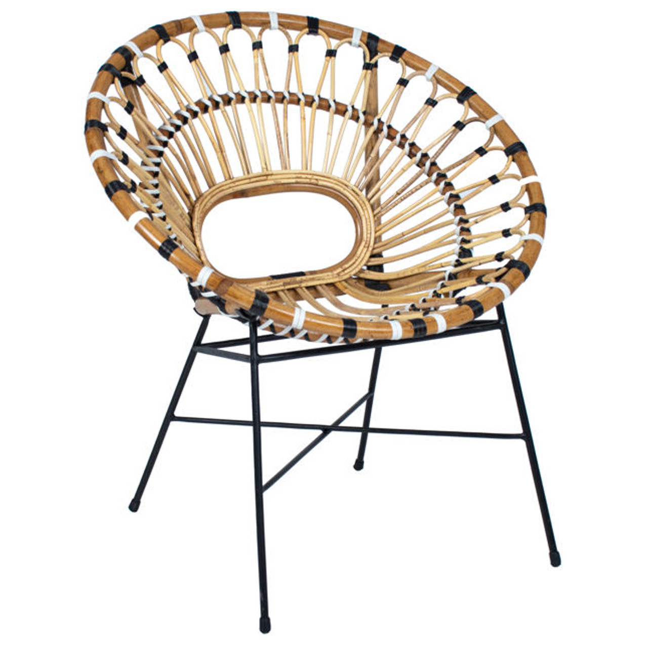 Round 2025 rattan chair