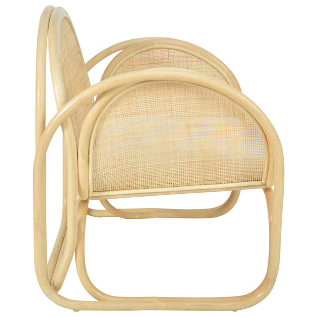 Marina Cane Back Woven Natural Rattan Chair | Zin Home