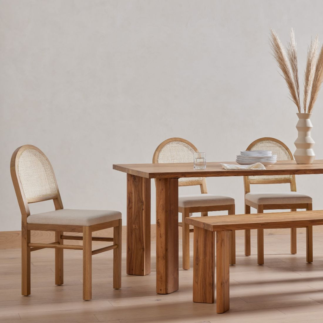 Allegra Woven Cane Back Dining Chair Zin Home