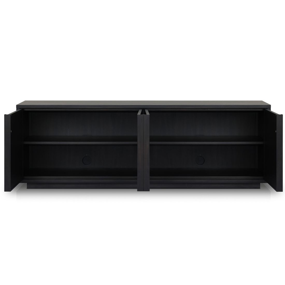 Nyland Black Mahogany Media Console 78" Zin Home