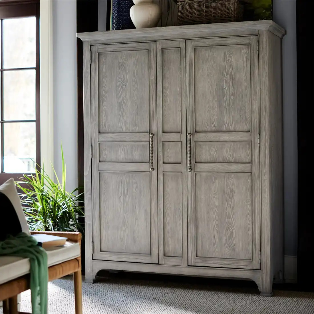 Universal Escape Wide Utility Armoire Zin Home