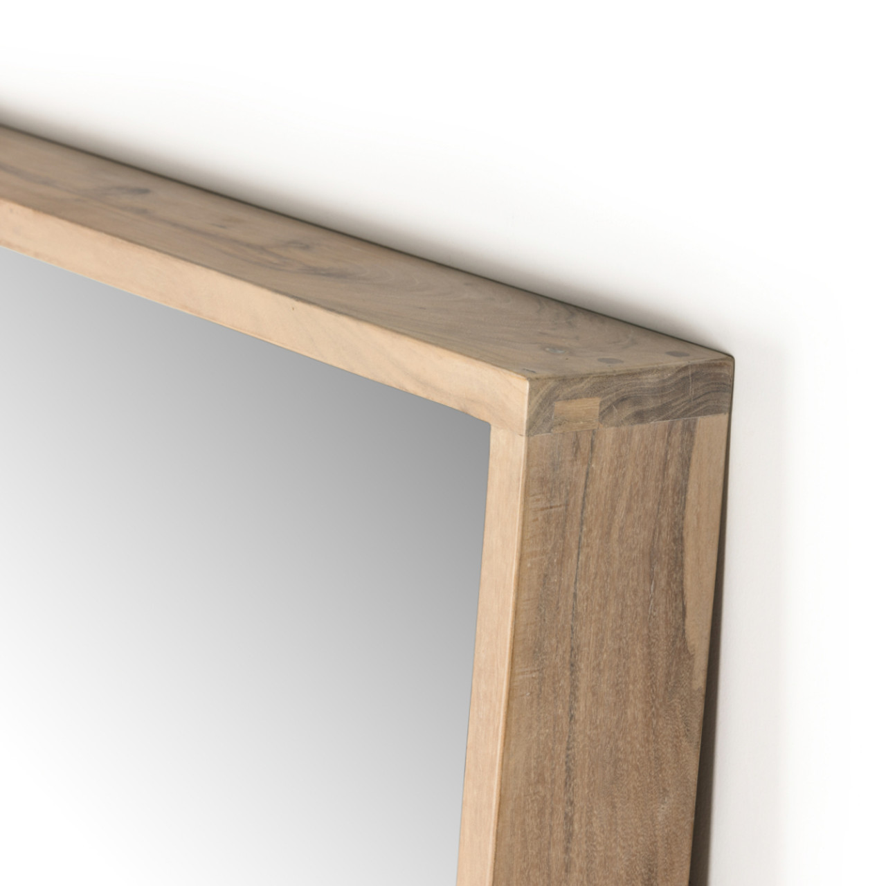 Vora Wooden Box Frame Floor Mirror 78" Zin Home