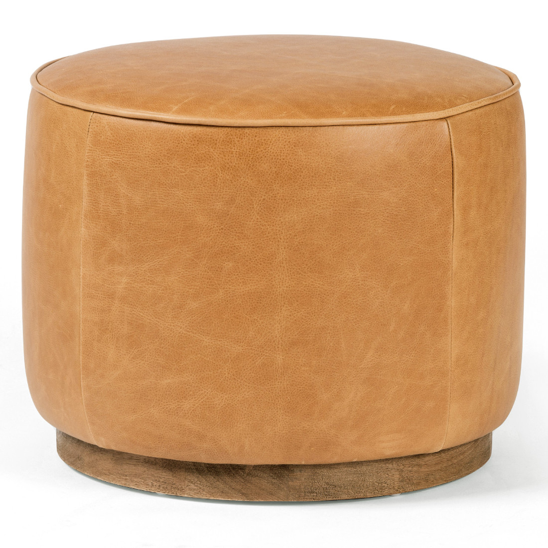 MANOF ベージュs Sinclair Round Ottoman 22