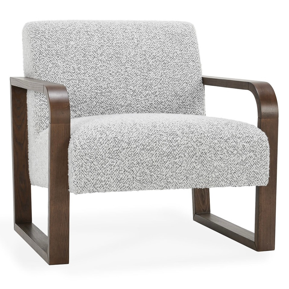 Lexington Boucle Accent Chair in Mercury Gray | Zin Home