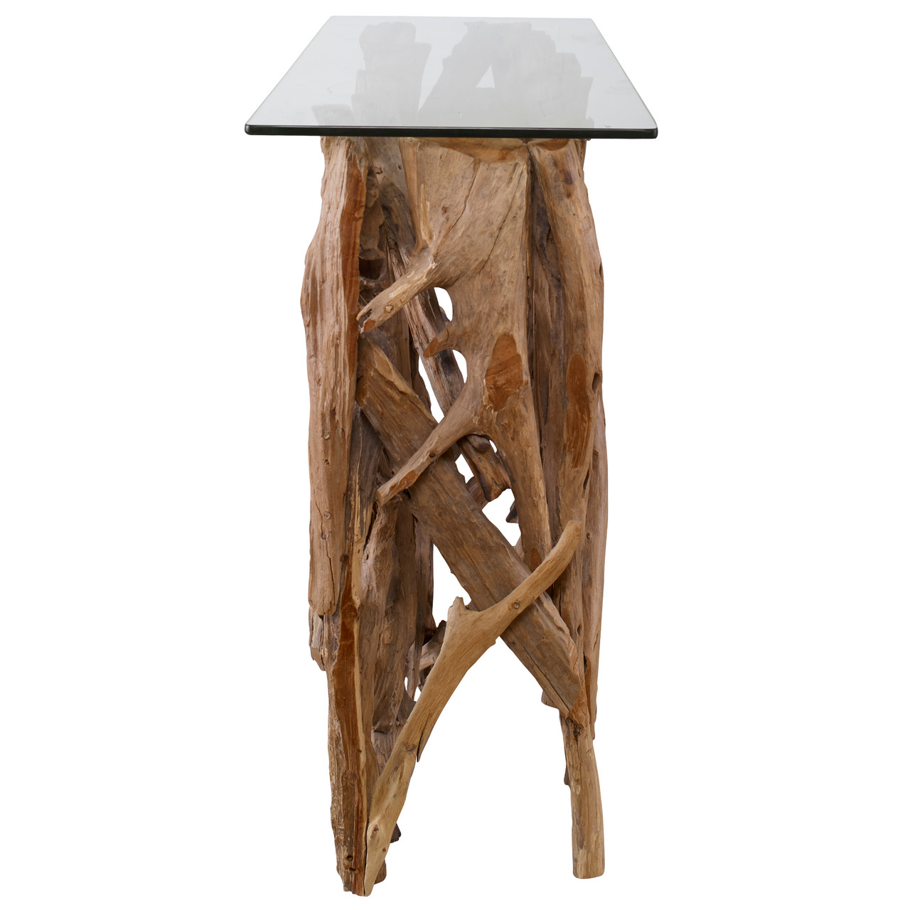 Uttermost Teak Wood Console Zin Home