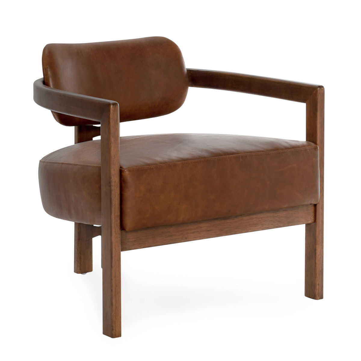 Show Wood Chair West Elm Brown Leather Chair Armchair West Elm Mid