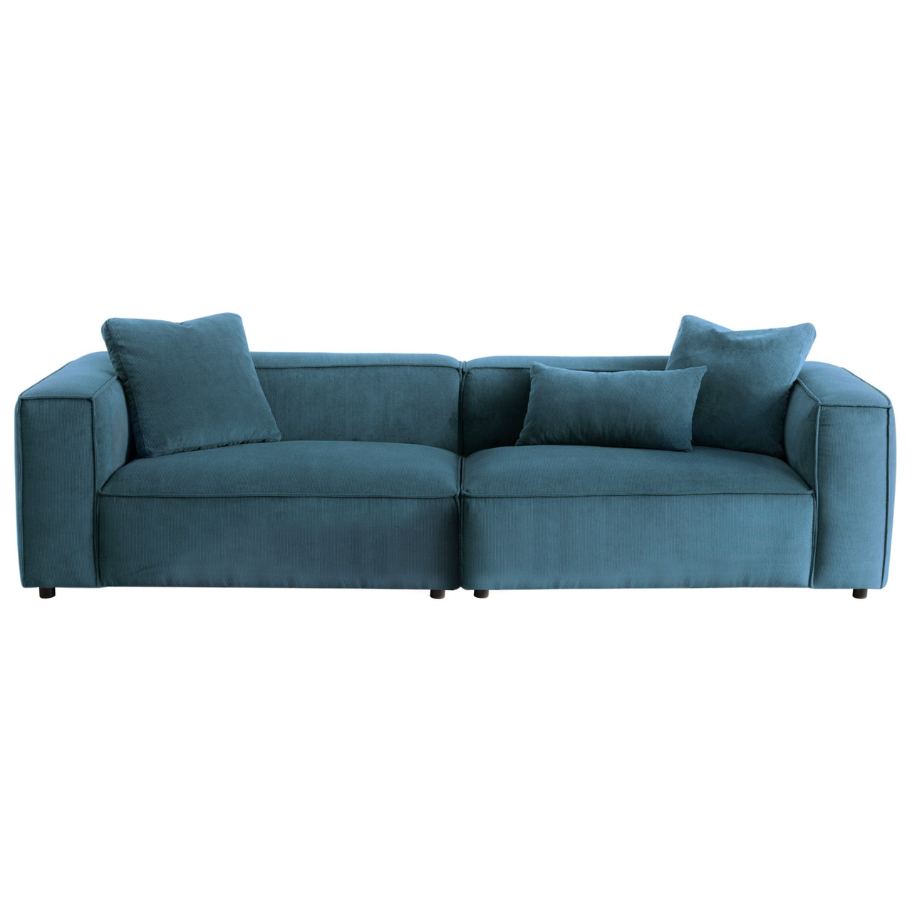 BORN SOFA 7691002 ライトブルー Conner Blue Corduroy Sofa 110