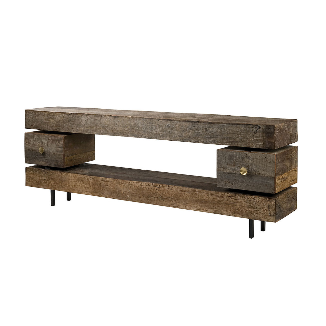 Dillon Reclaimed Wood Console Table Zin Home