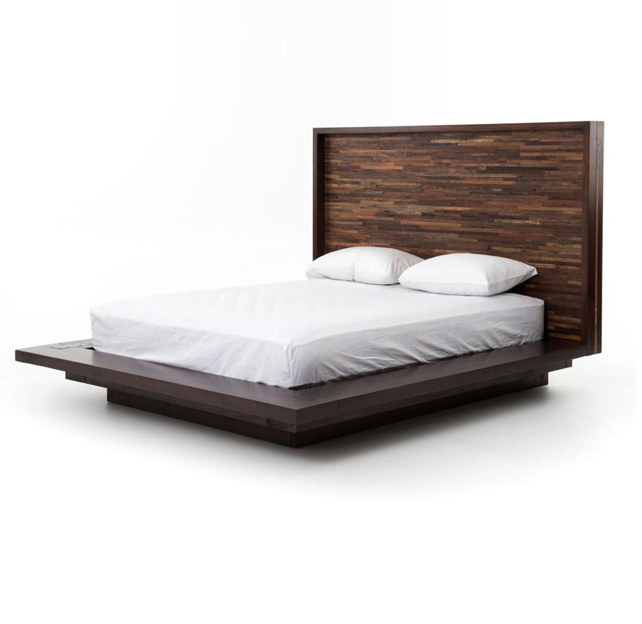 Featured image of post Rustic Wood Bed Frame King