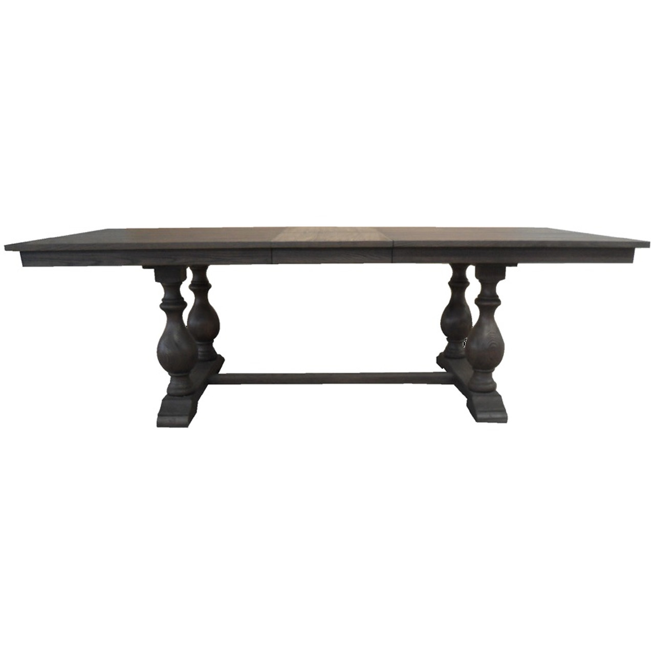 Astor Double Trestle Extension Dining Table 96