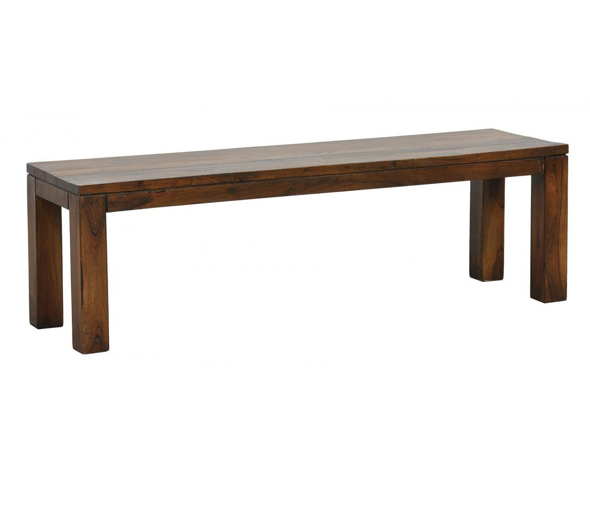 Hampton Solid Wood Dining Bench 70"Brown Zin Home