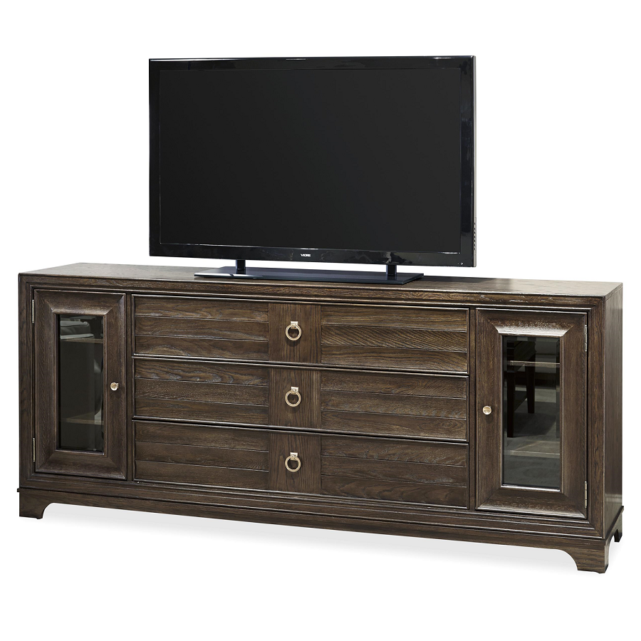 California Rustic Oak TV Entertainment Console Zin Home