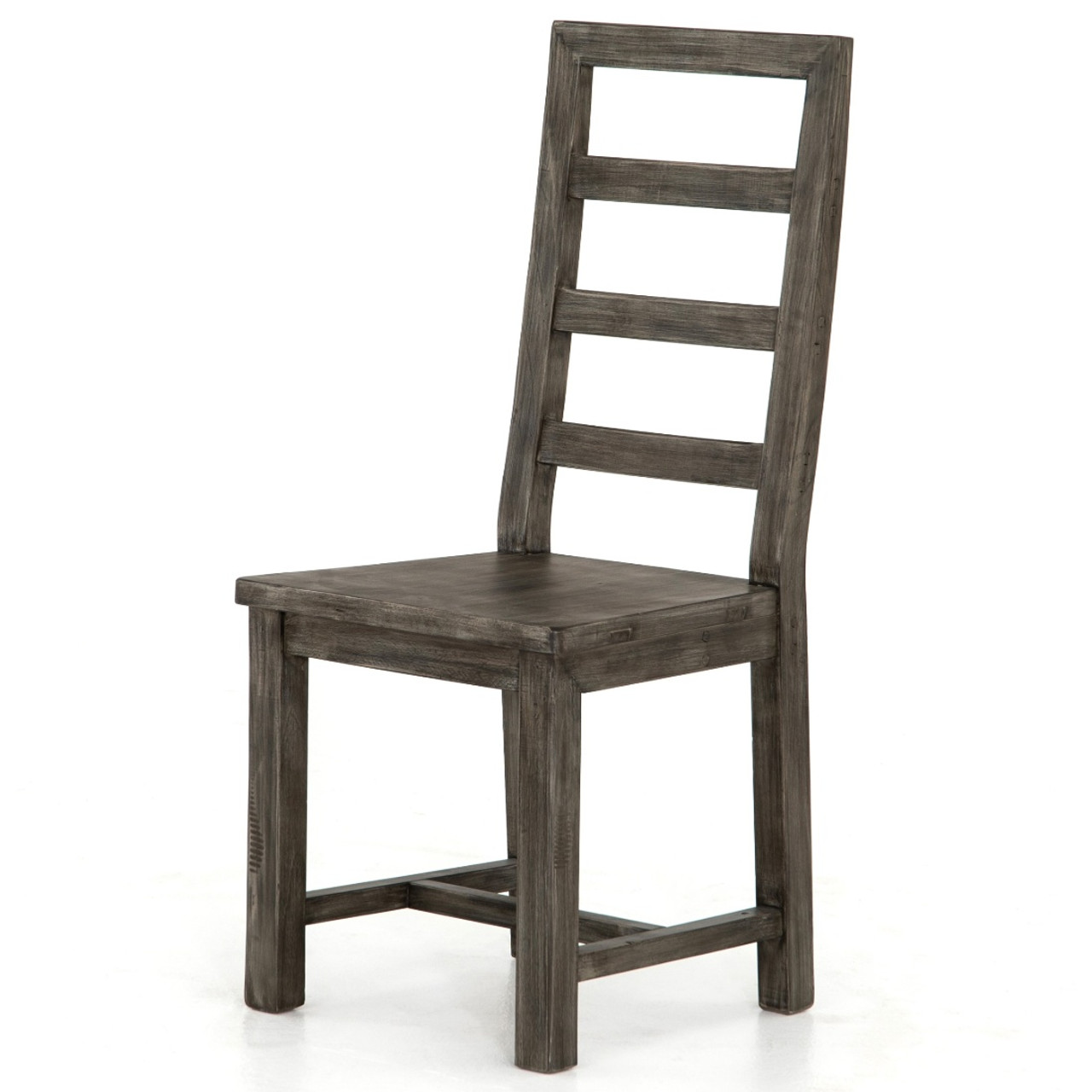 Parsons Reclaimed Wood Dining Chair Grey Zin Home