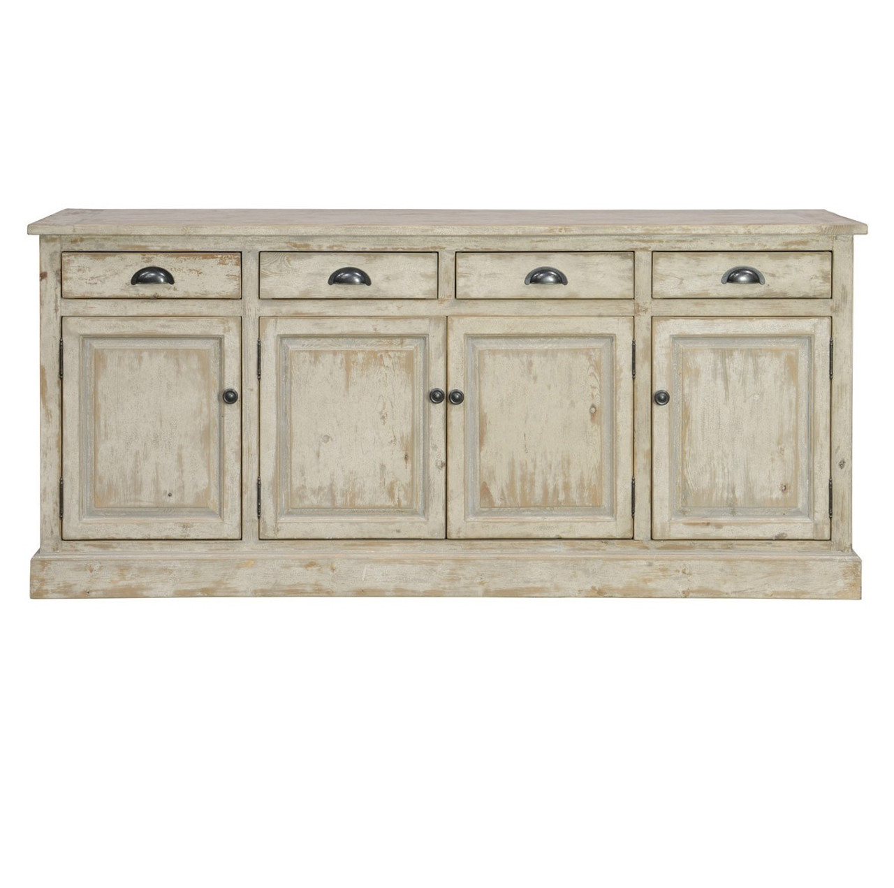 Chateau 4 Door 4 Drawers Buffet Sideboard Zin Home