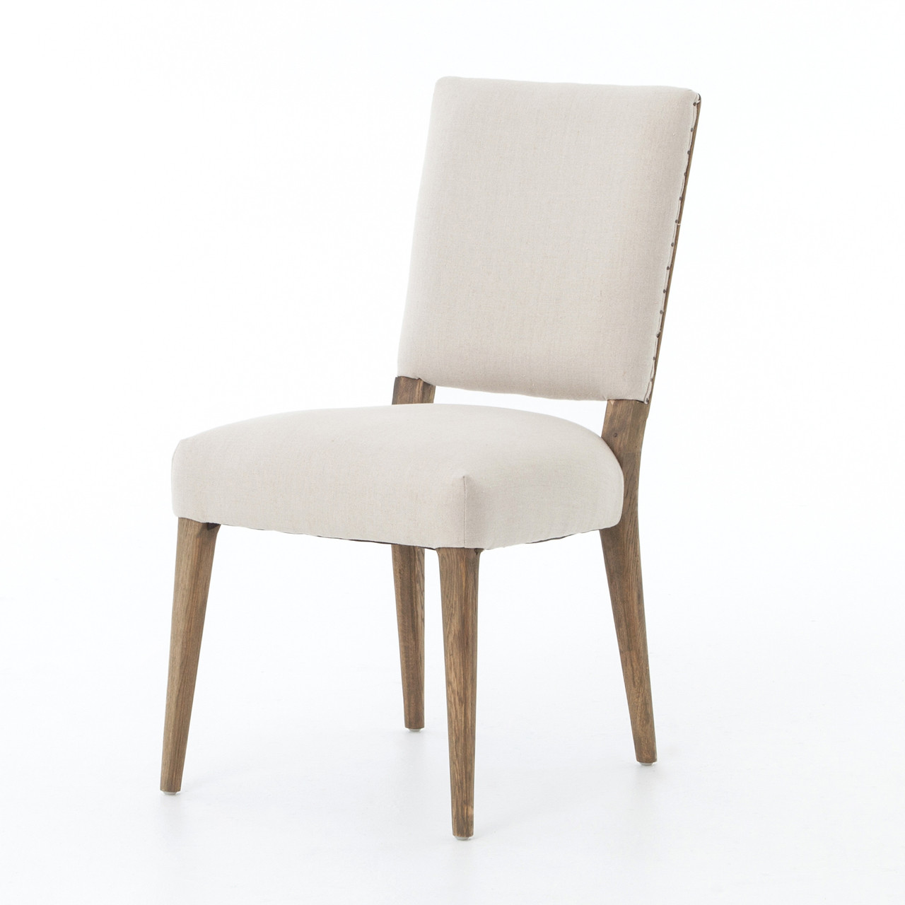 Kurt Linen Upholstered Oak Dining Chair Zin Home