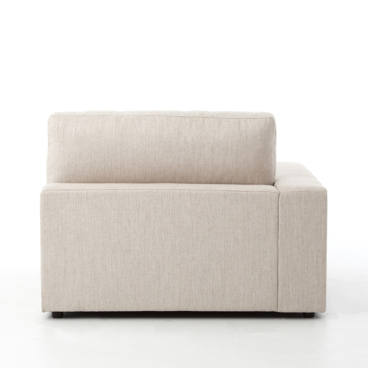 Bloor Beige Left Arm Facing Sectional Chair Zin Home