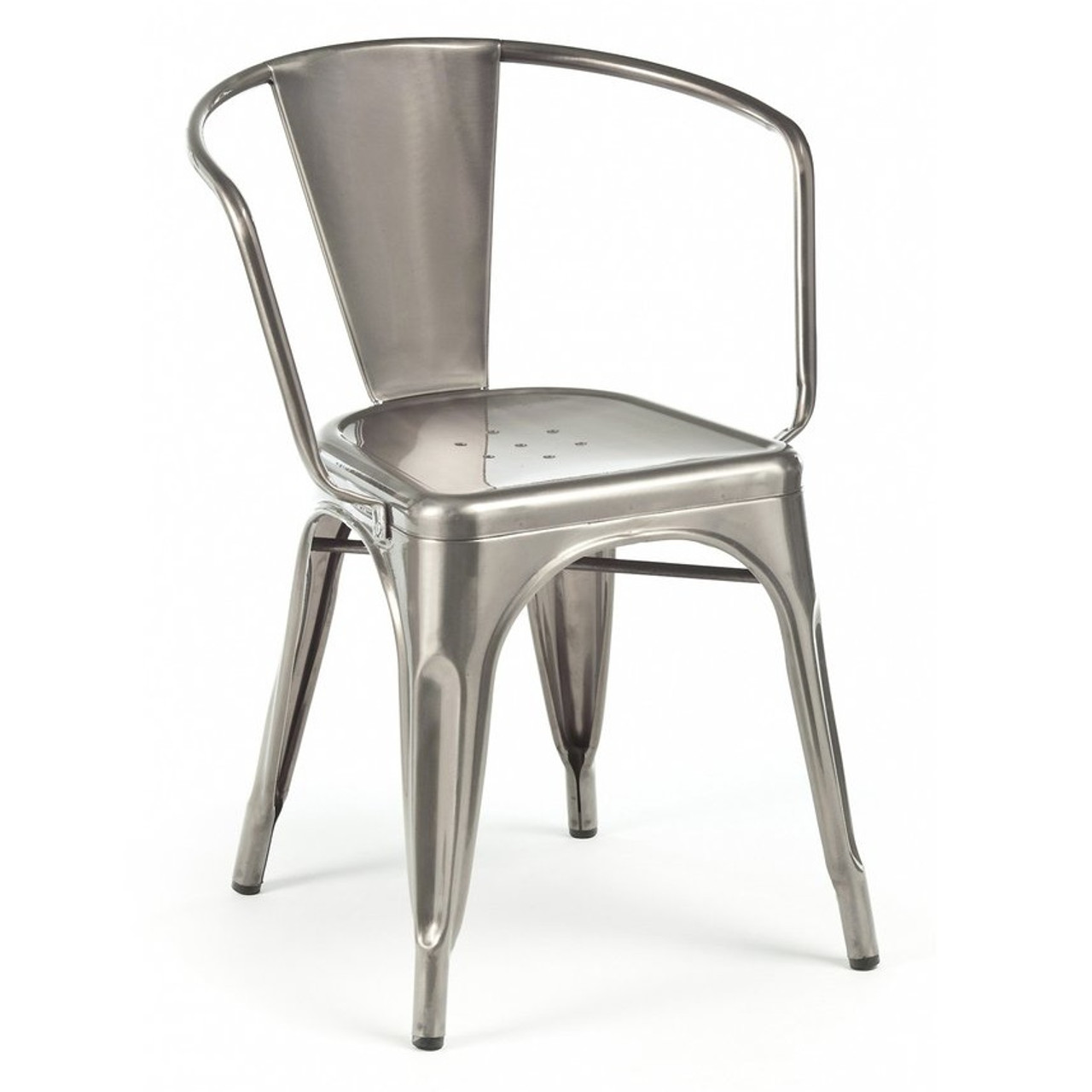 steel arm chair