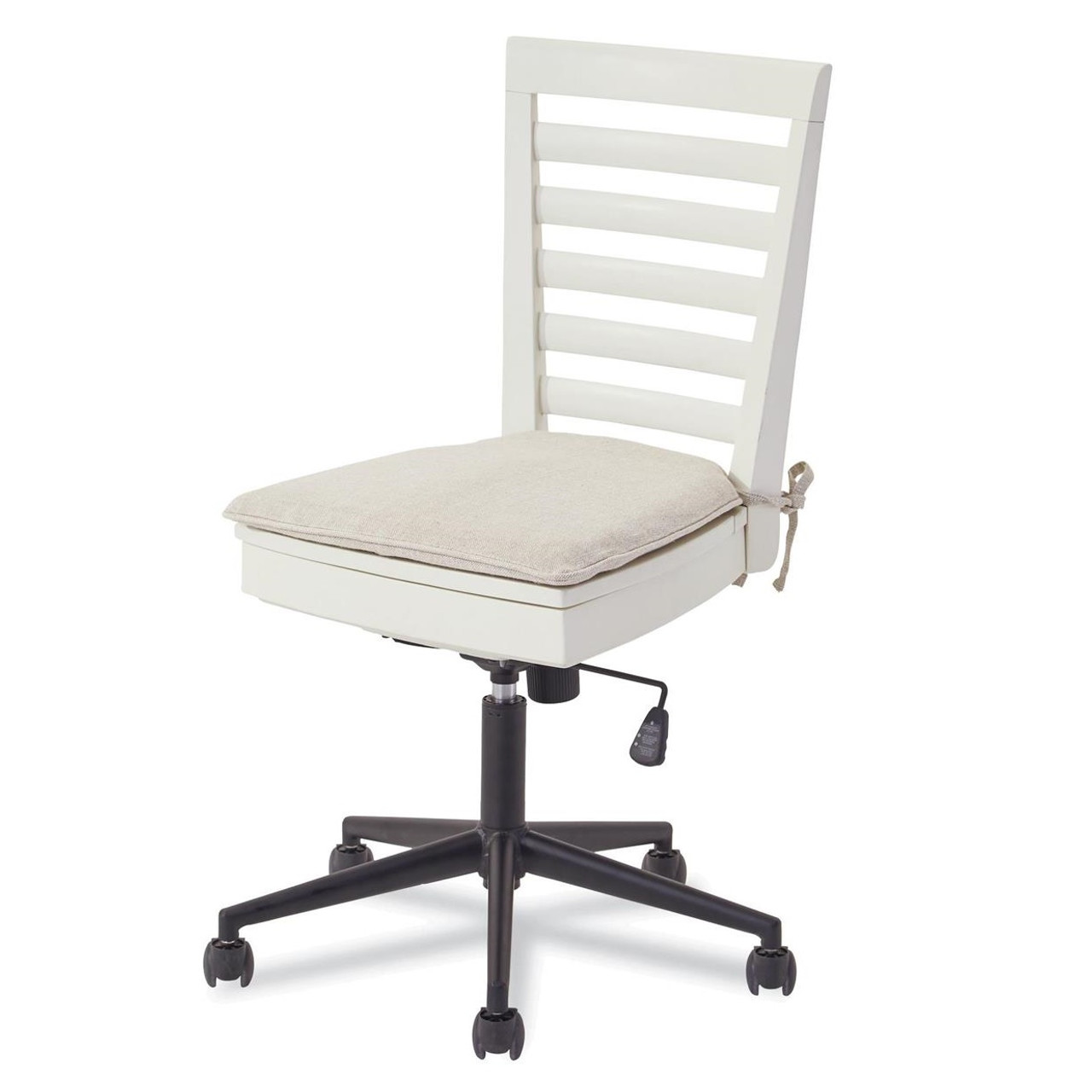 Myroom Modern Swivel Kids Desk Chair White Zin Home