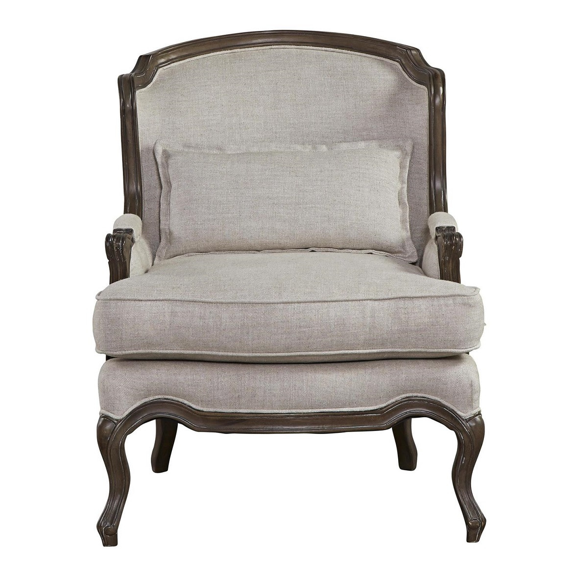 Harrison French Country Linen Accent Chair Zin Home