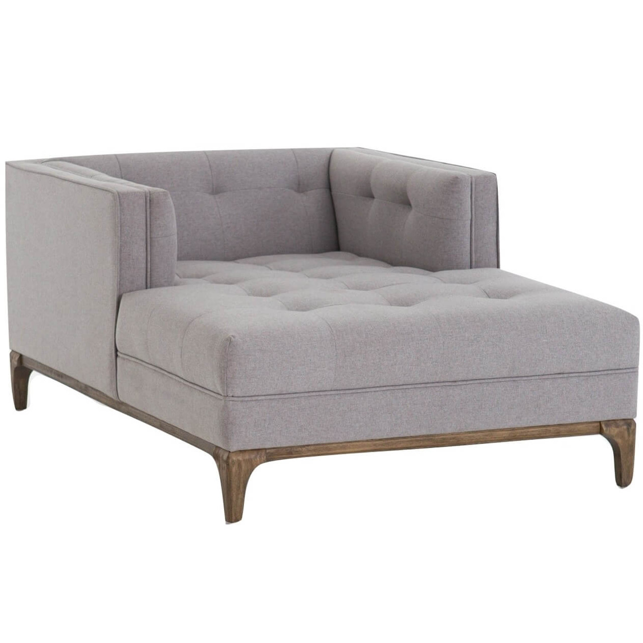 Dylan Mid Century Modern Tufted Chaise Lounge Grey Zin Home Sharples said, but definitely look for something with some. dylan mid century modern tufted chaise lounge
