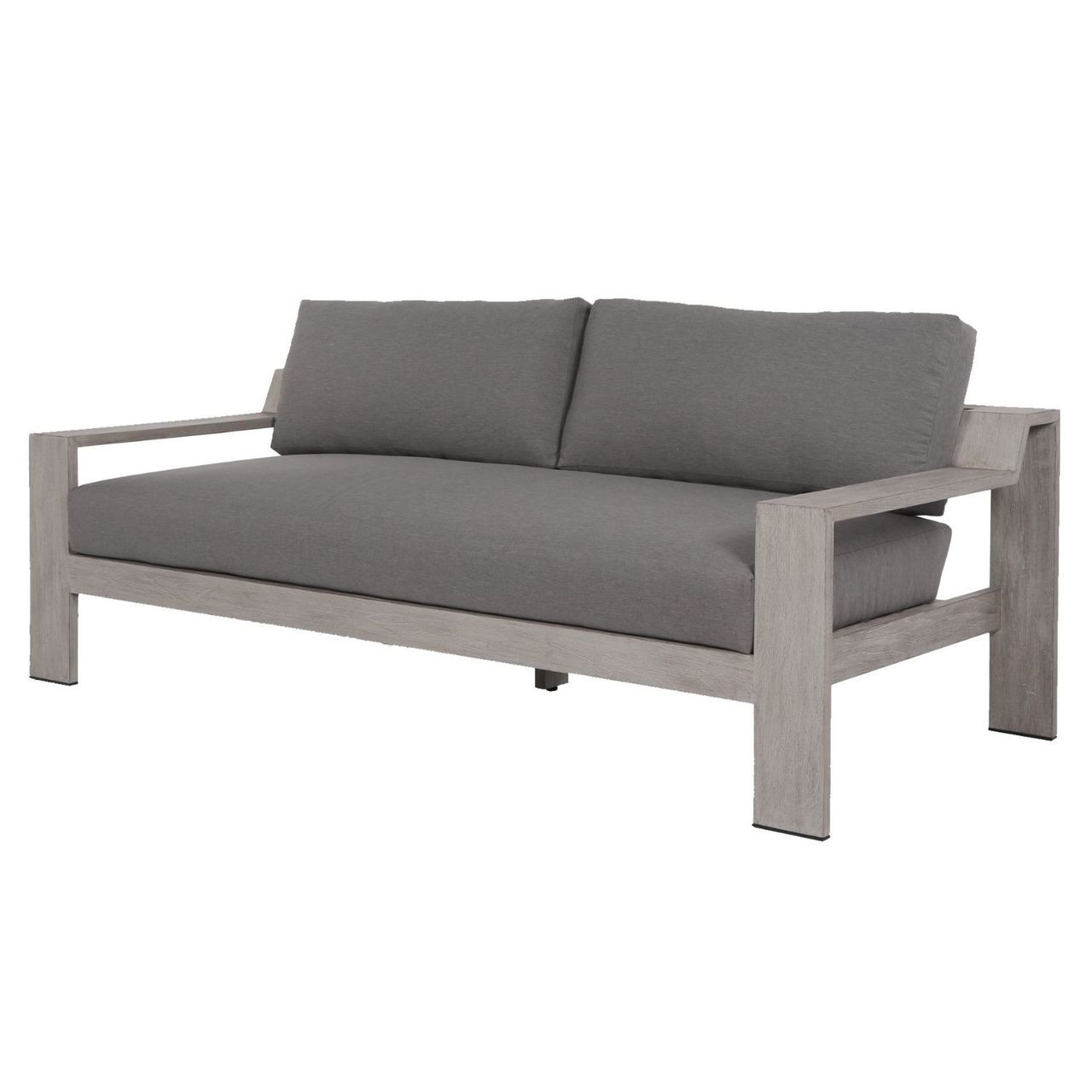 Monterey Grey Teak Outdoor 2 Seater Sofa 74 Monterey Grey Teak Outdoor 2 Seater Sofa 74