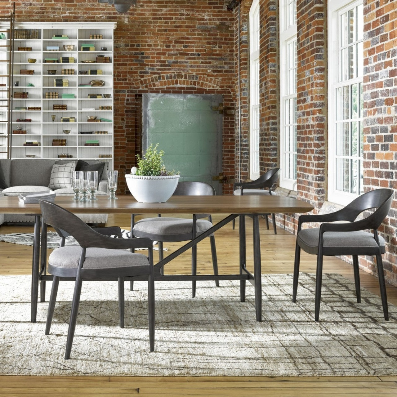 Belmont Upholstered Curved Back Dining Chair Zin Home