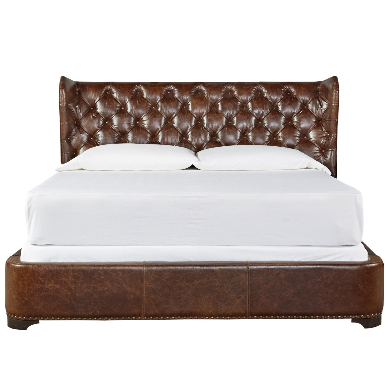 tufted wingback bed