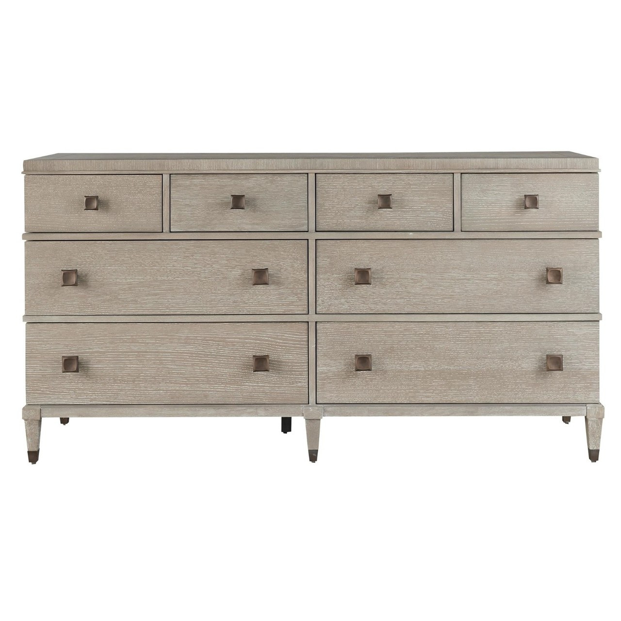Gray 8 drawer double dresser cheap