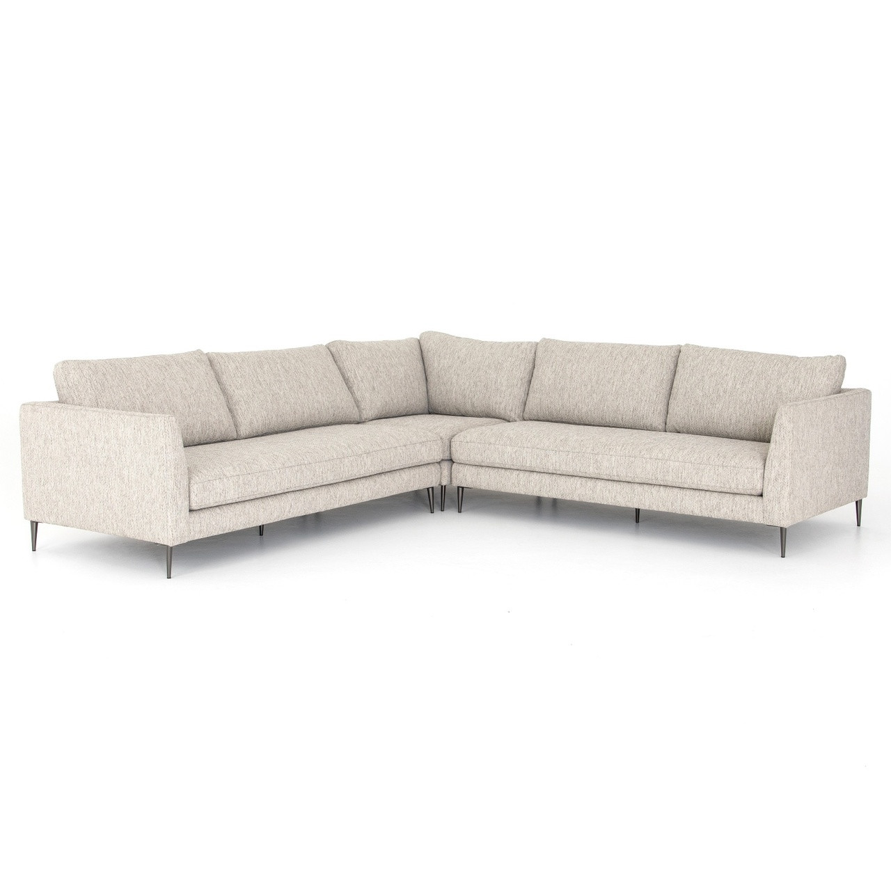 Flannel Seal 2pc Corner Sectional