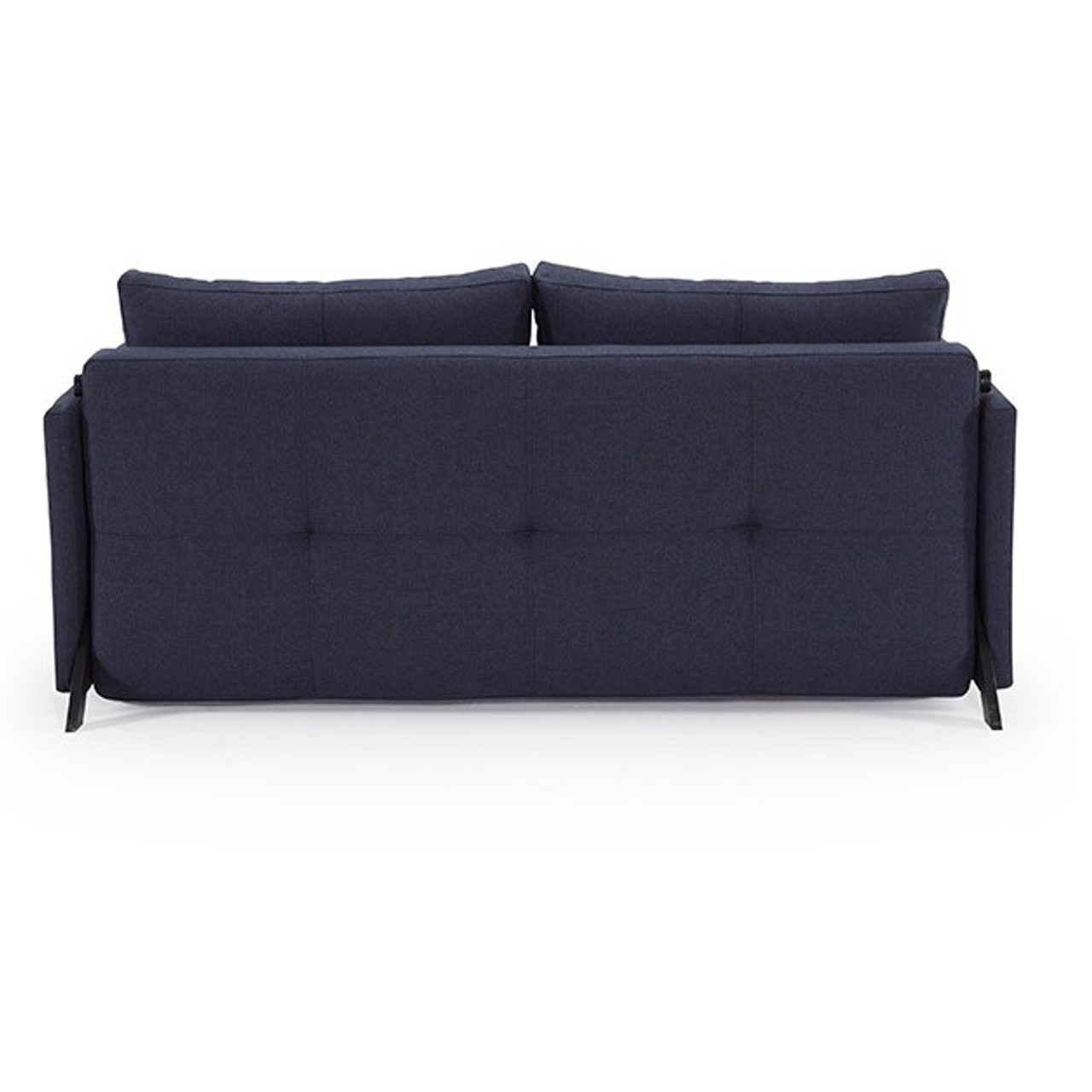 Cubed Deluxe Full Size Leather Sleeper Sofa Bed | Zin Home
