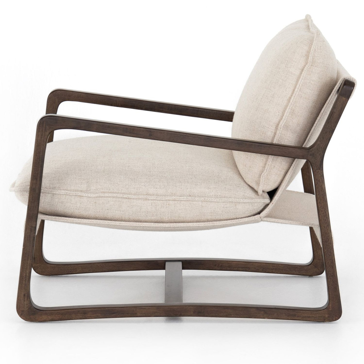 Ace Wood Arm Lounge Chair Jute Zin Home Claire Holt