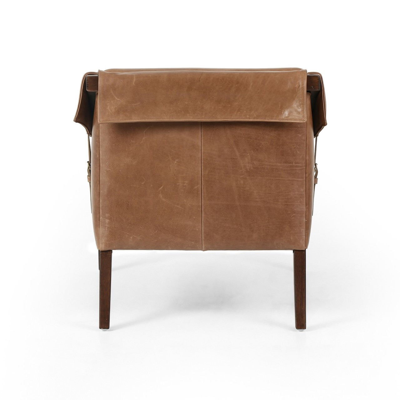 Bauer Mid-Century Tan Leather Club Chair | Zin Home - Fourhands