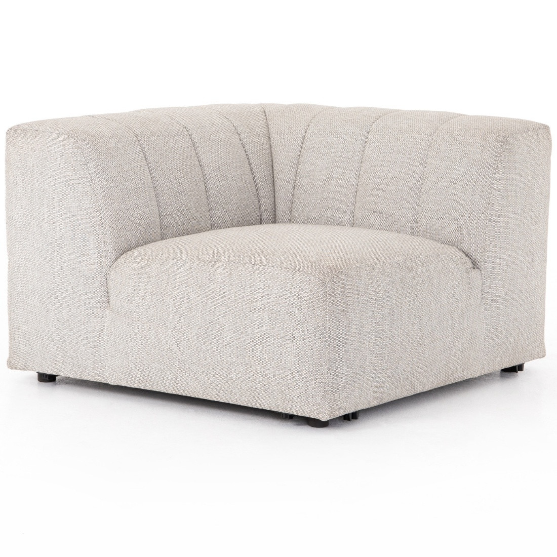 Gwen Channel Tufted Outdoor Sectional Corner Chair Zin Home