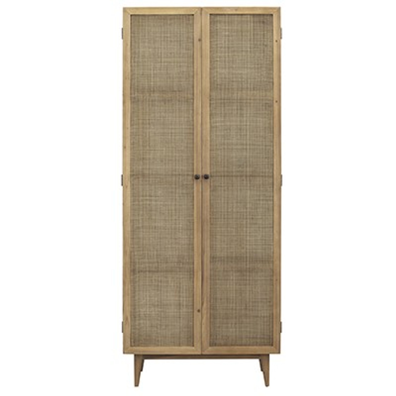 Understated Tall Shoe Cabinet with Doors - Foter