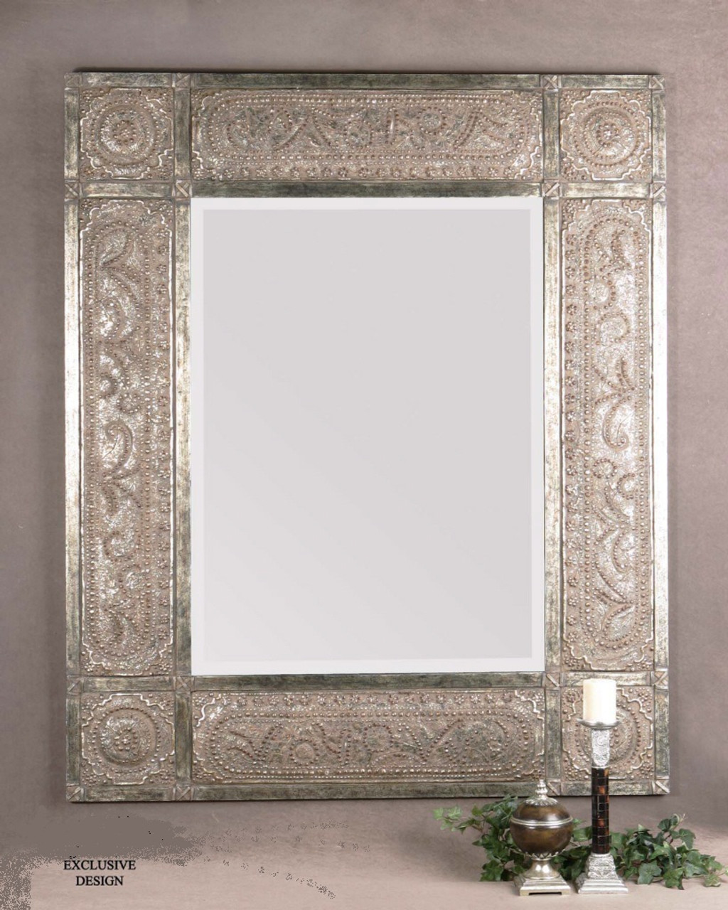 Harvest Serenity Champagne Gold Wall Mirror Zin Home