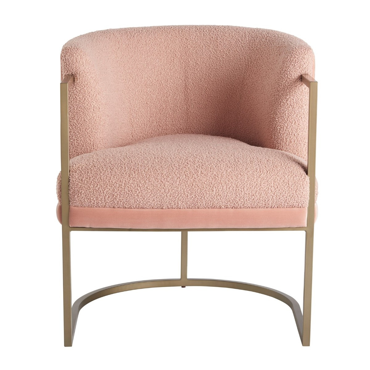 Cali Blush Pink Accent Chair Zin Home