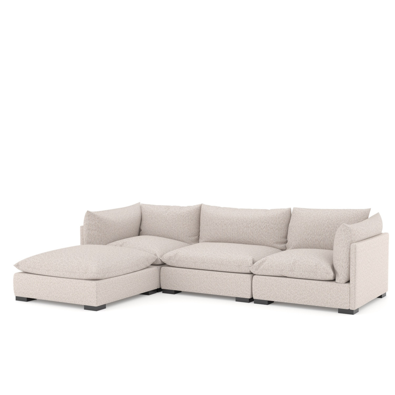 Westwood Modern Bayside Pebble Sectional Corner Chair | Zin Home