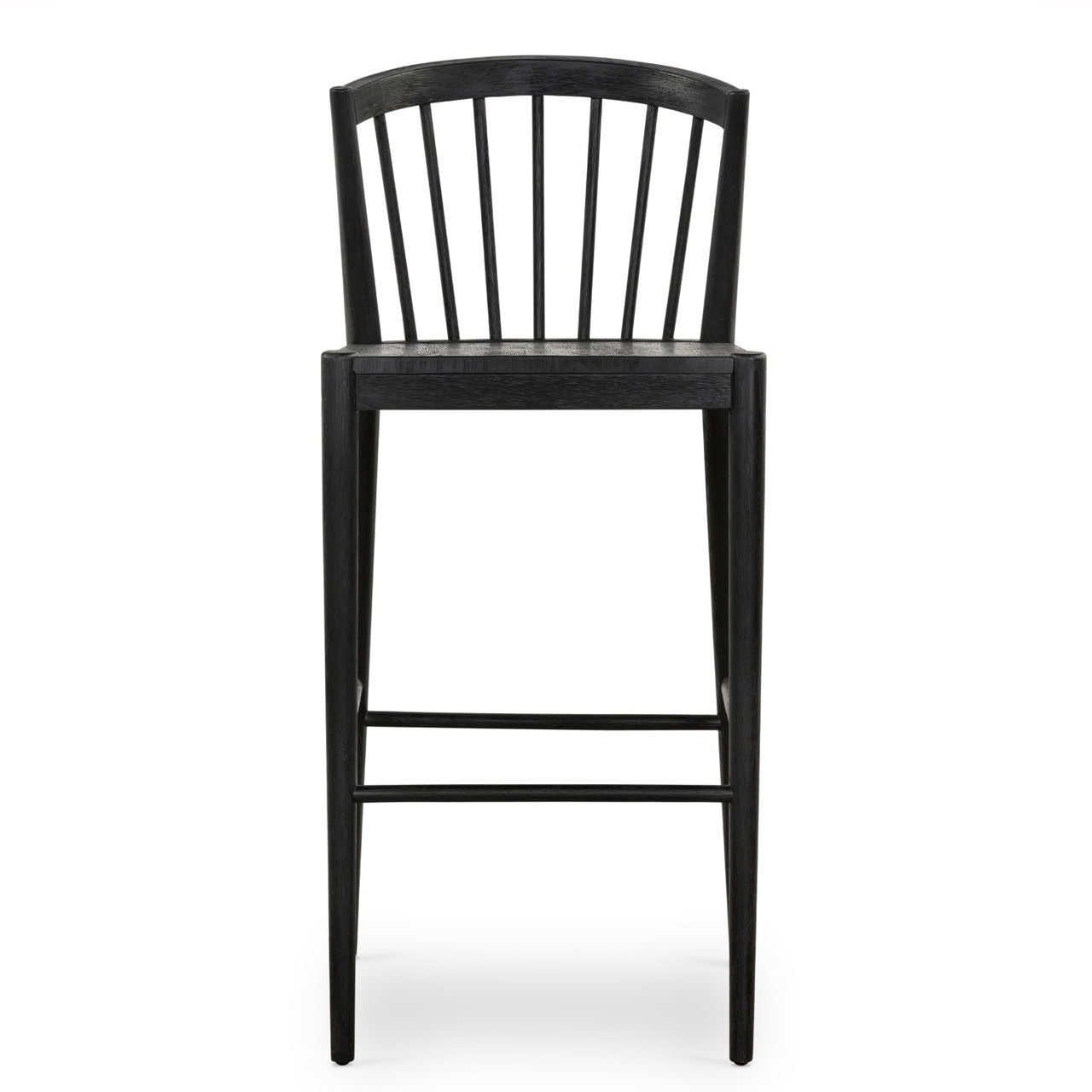 Milan Matte Black Bar Stool Zin Home