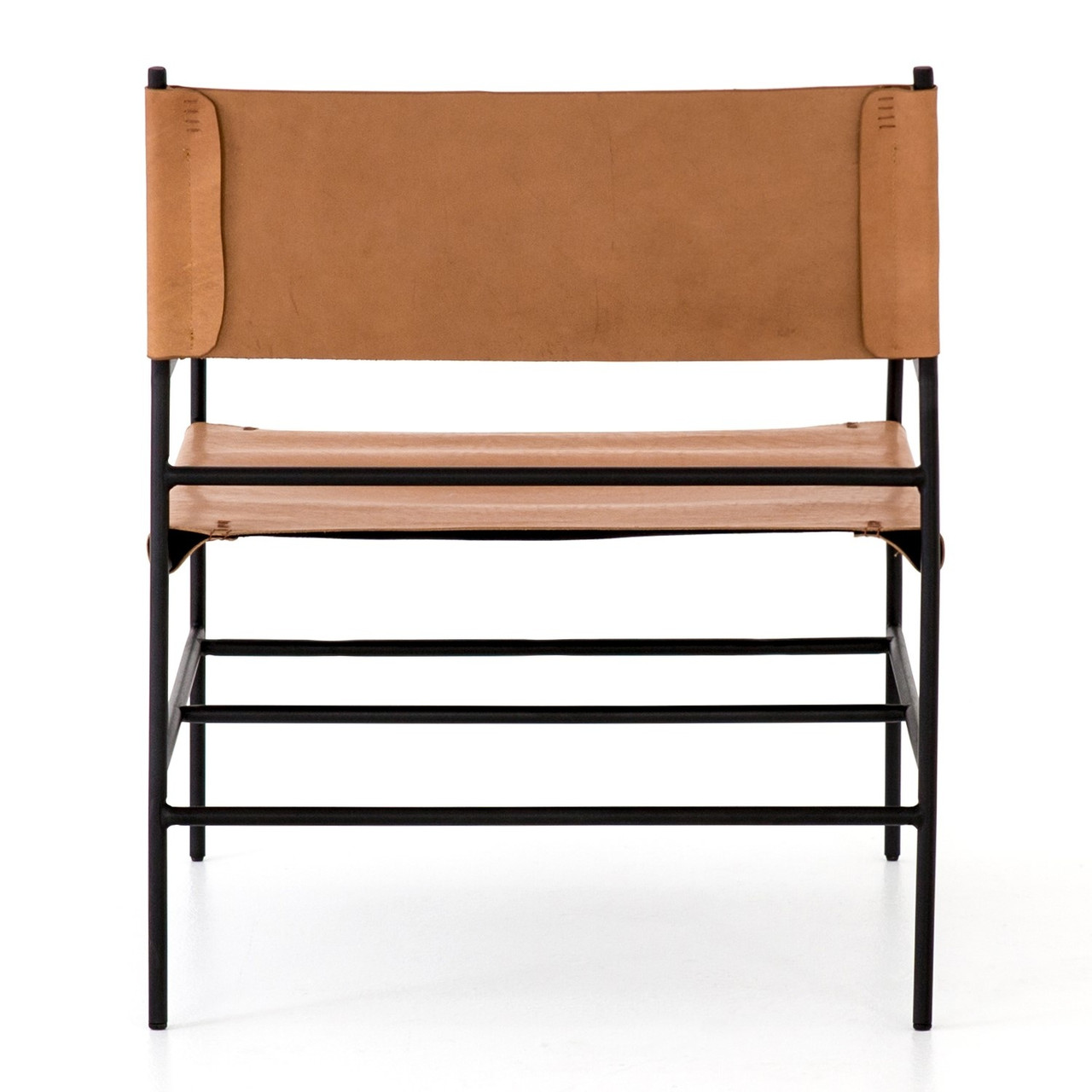 Jack Leather Chair Chestnut Brown Zin Home