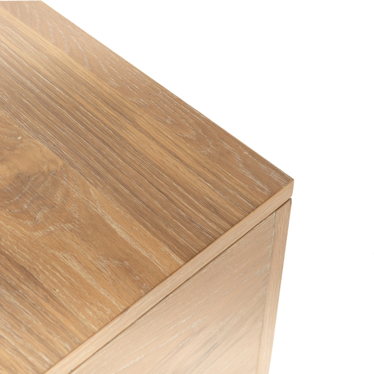 Elaine Whitewashed Oak Veneer Trunk Zin Home