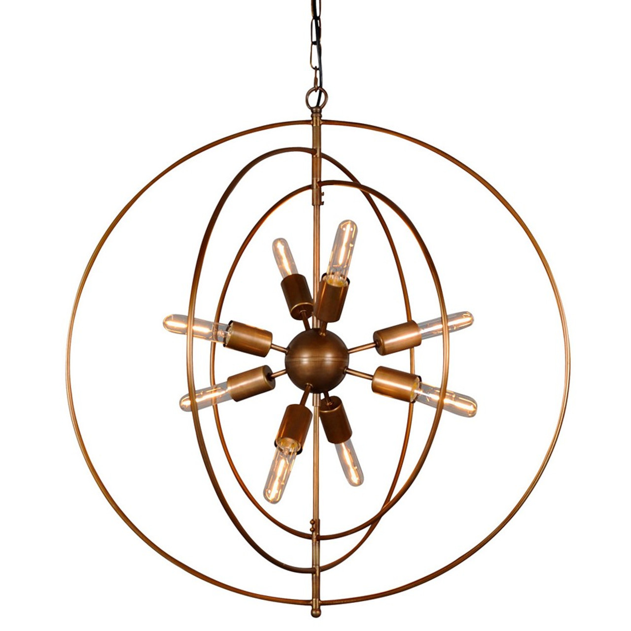 Cosmos Small Iron Chandelier