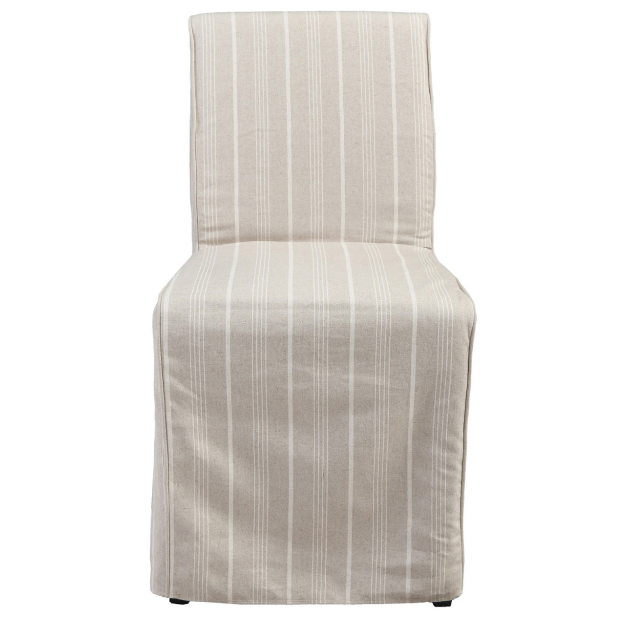 Amaya Striped Upholstered Dining Chair Zin Home