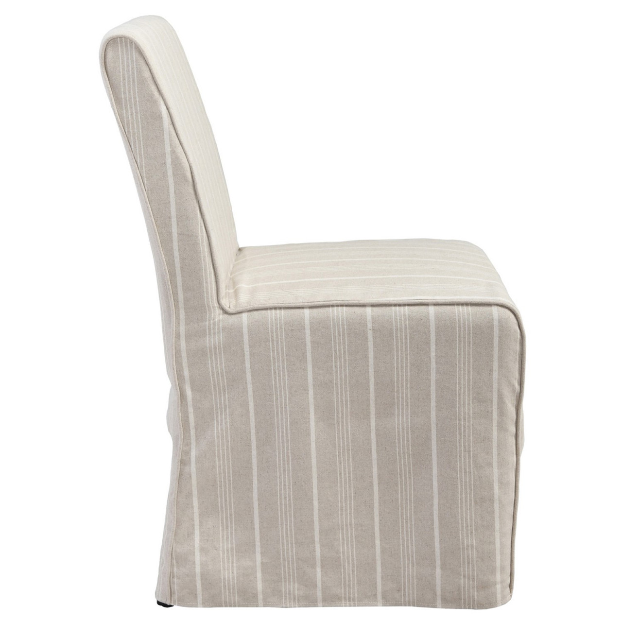 Amaya Striped Upholstered Dining Chair Zin Home
