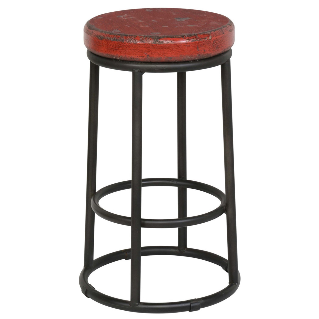 Jaden Red Counter Stool 24" Zin Home