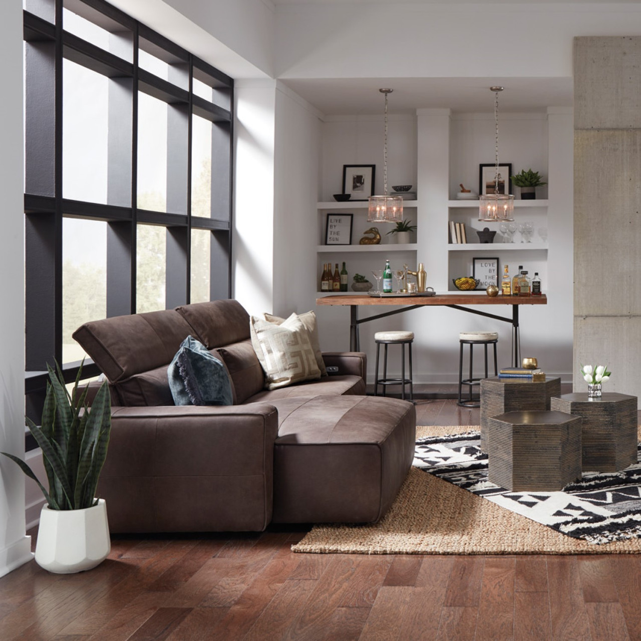 Jaden Black Counter Stool 24" Zin Home