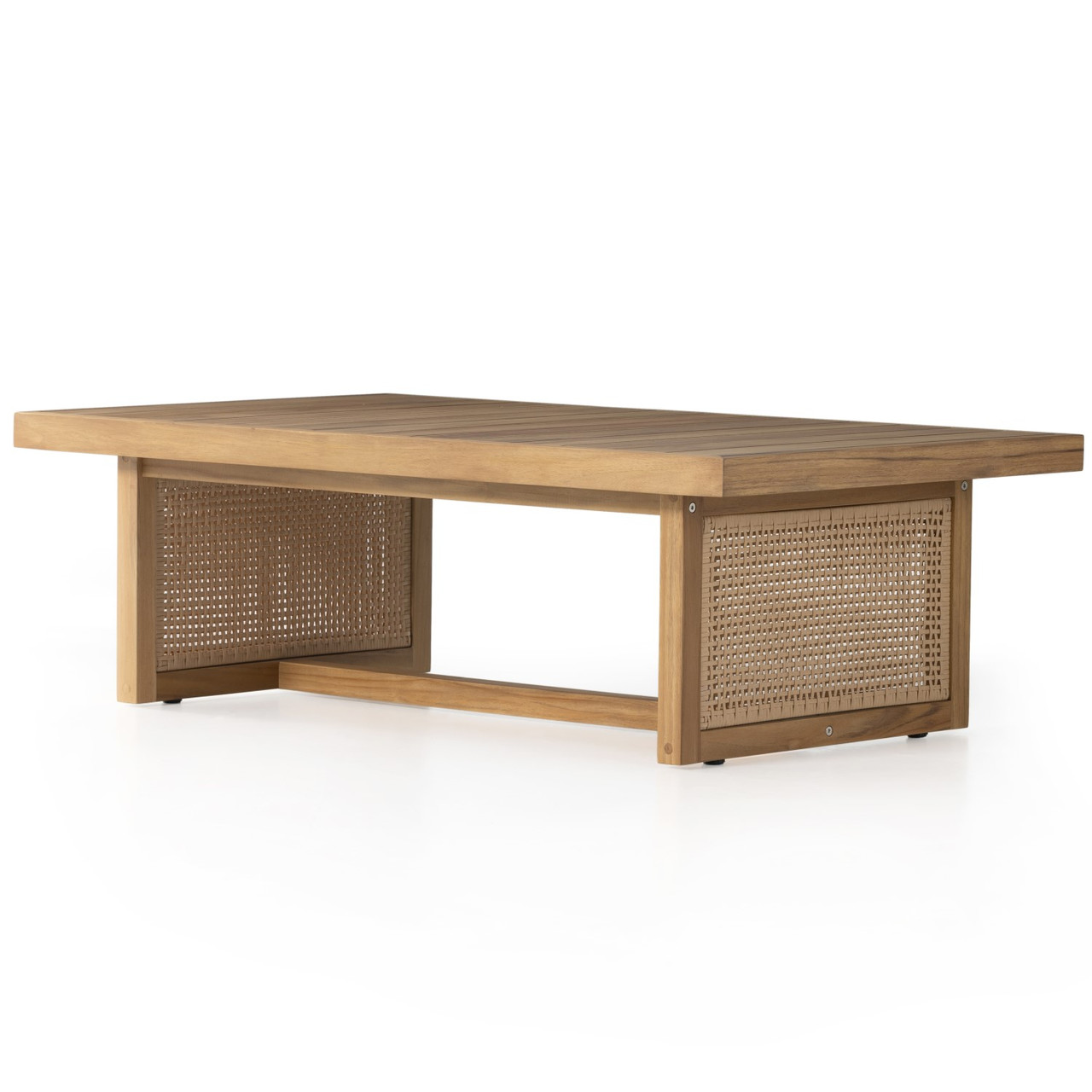 Merit Natural Teak Outdoor Coffee Table Zin Home Fourhands
