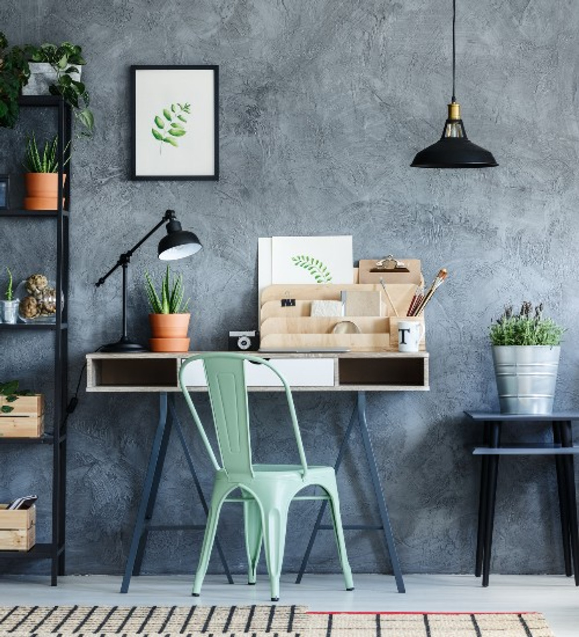 my scandinavian home: Our Dining Area With New 'Soft Blue