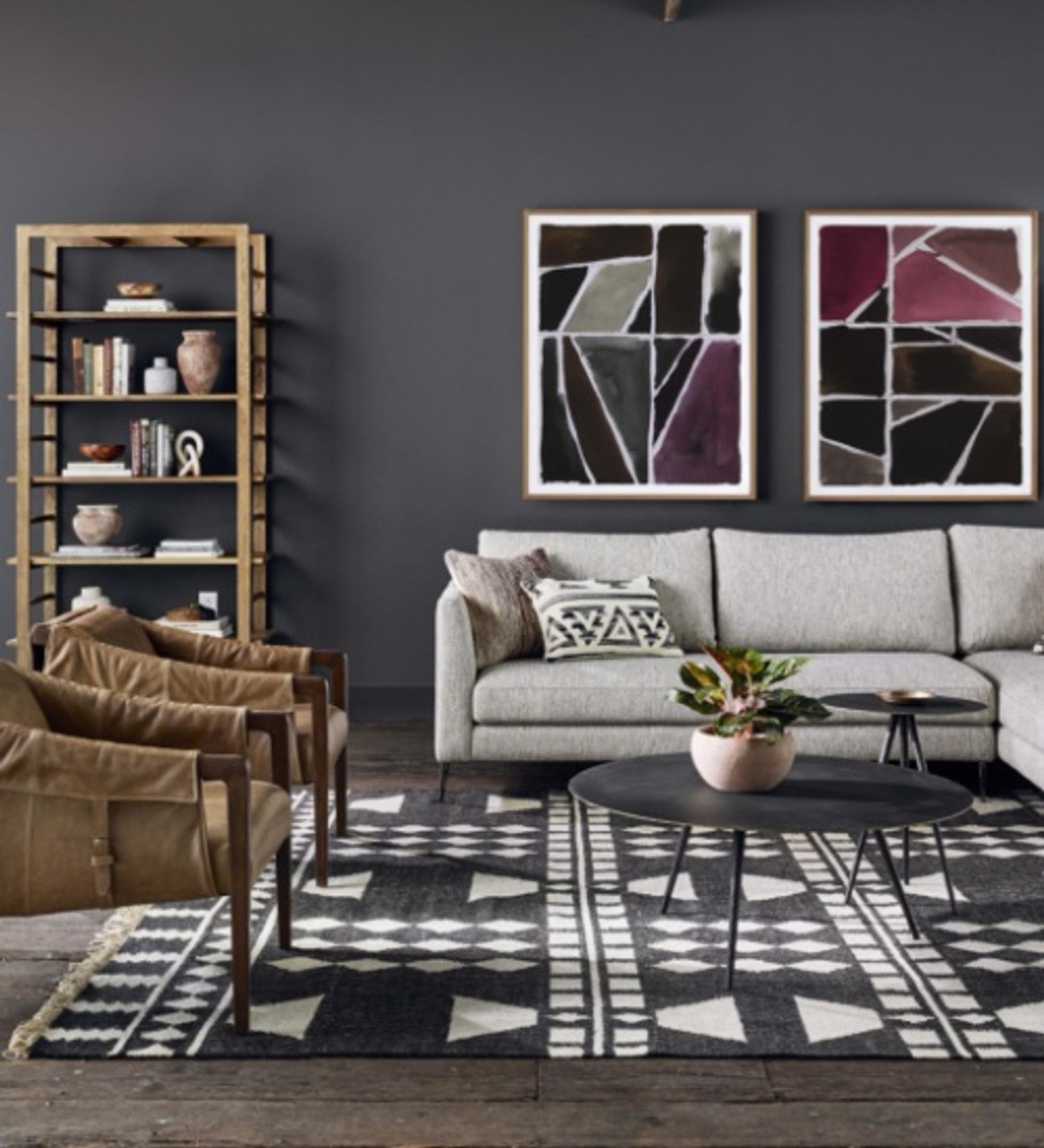 Shop The Look: Artisan Eclectic Loft Living Room