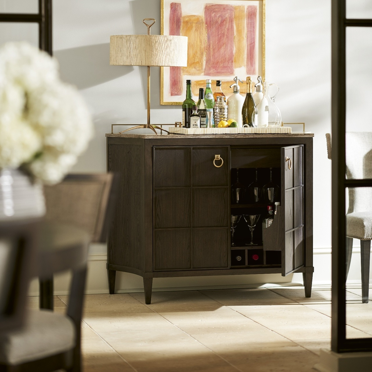 Soliloquy Stone Top Bar 48" Cocoa Zin Home