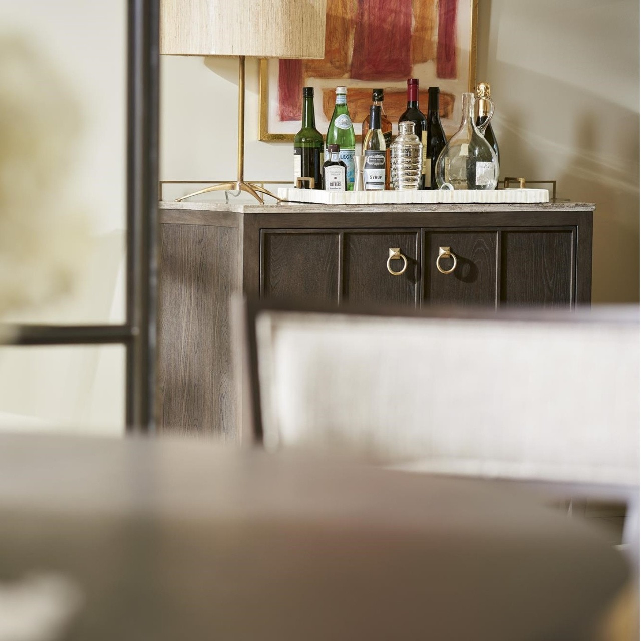 Soliloquy Stone Top Bar 48" Cocoa Zin Home